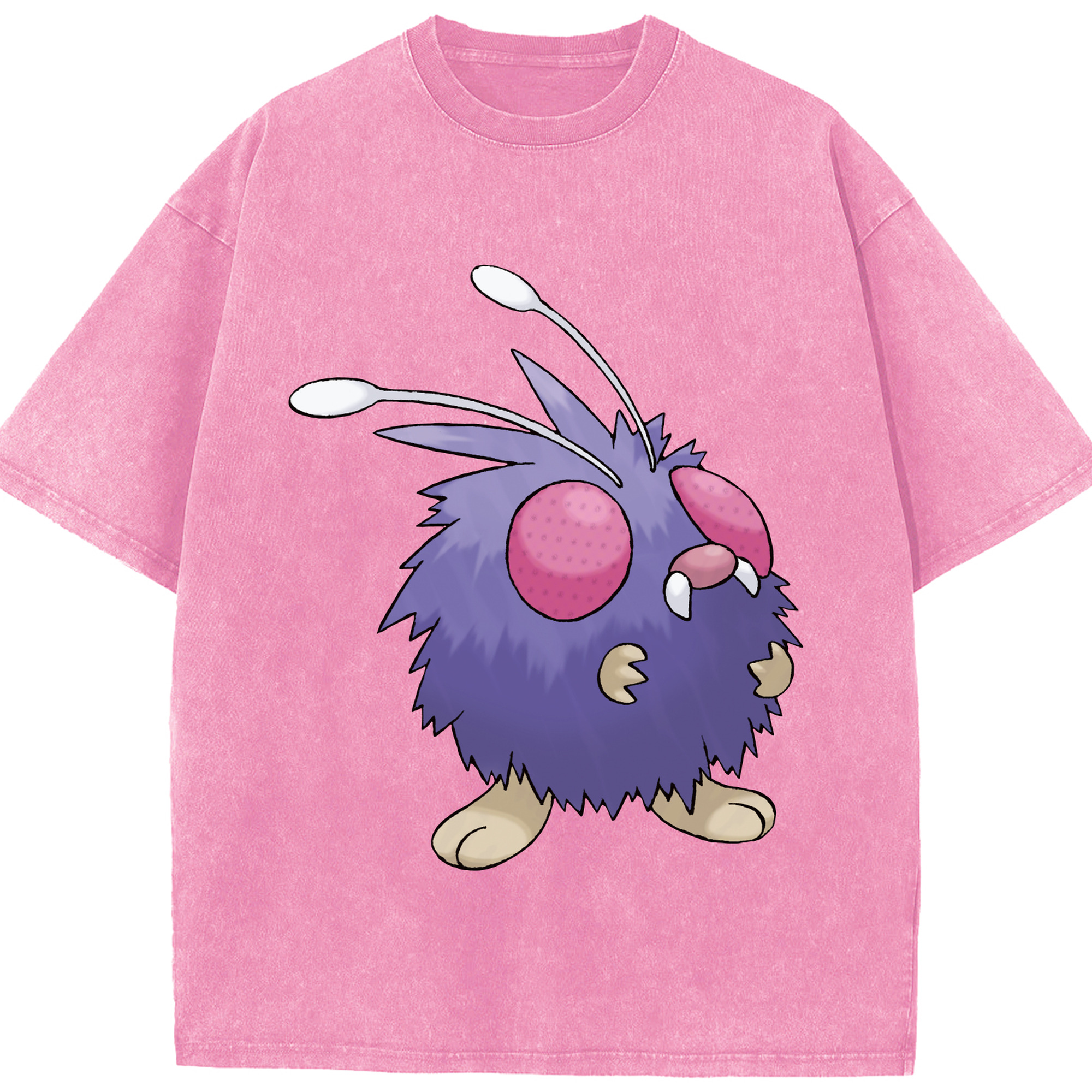 （画像用） ポケットモンスター Pokémon 綿100% ヴィンテージ風 半袖Tシャツ（フロントプリント）